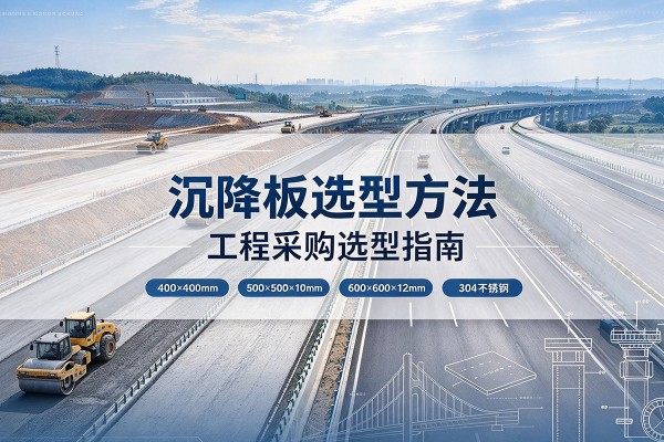 成县沉降板选择方法