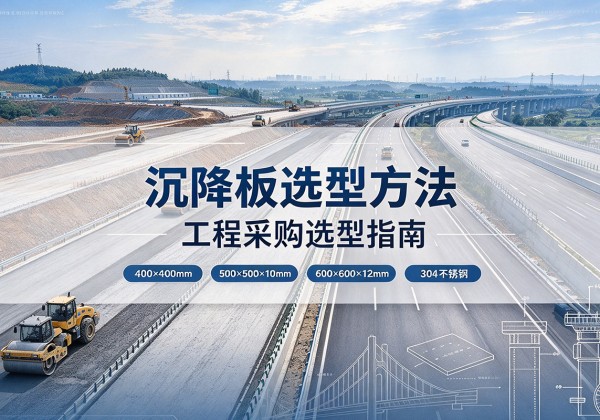 成县沉降板选择方法